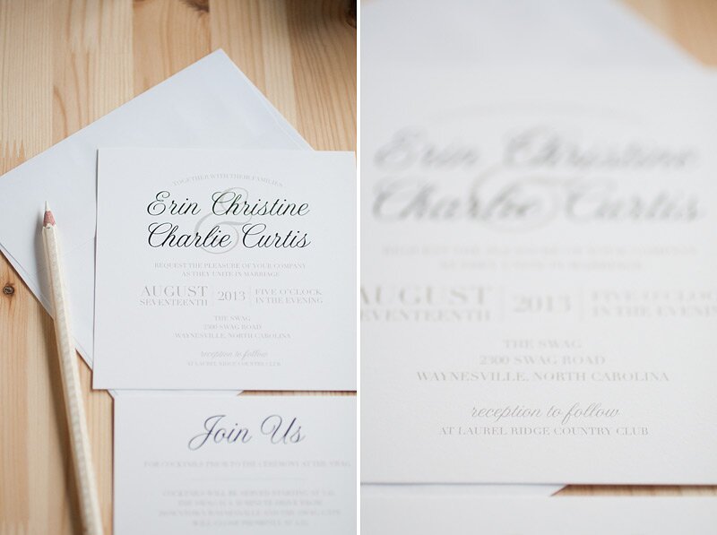 classic black white wedding stationery #anastasiamariecards